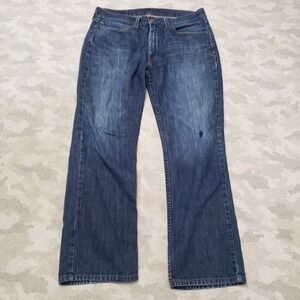 Levi's 514 Jeans Mens 34x29 Blue Slim Straight Pockets Denim Medium Wash